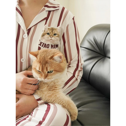 Custom Pajamas with Pet Portrait