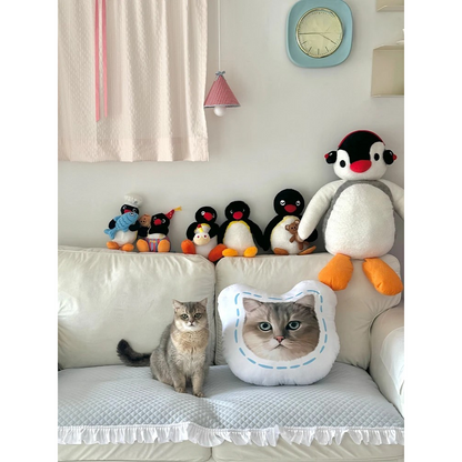 Custom Pillow with Pet Portrait